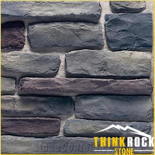 Grey Artificial Faux Stone Panels