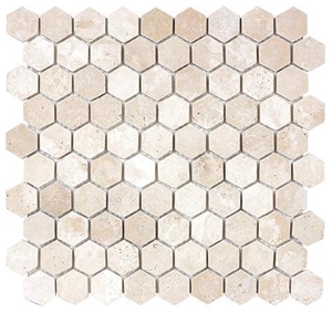 Hexagon Marble Mosaic Tile
