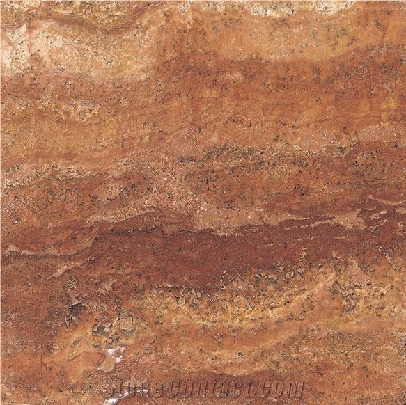 Iran Azarshahr Red Travertine Slabs & Tiles