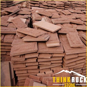 Natural Quality Red Mushroom Red Artificial Wall