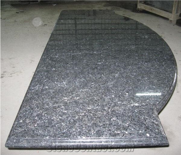 Prefab Blue Pearl Granite Vanity for Bathroom Countertops