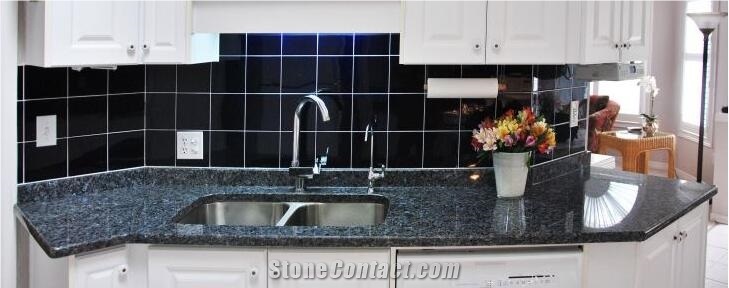 Prefab Blue Pearl Granite Vanity for Bathroom Countertops