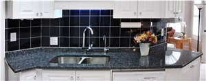 Prefab Blue Pearl Granite Vanity for Bathroom Countertops