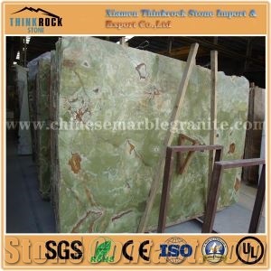 Reddish Brown Veins Green Onyx Tiles