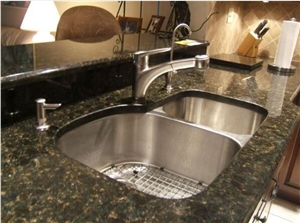 Verde Butterfly Verde Ubatuba Granite Countertop