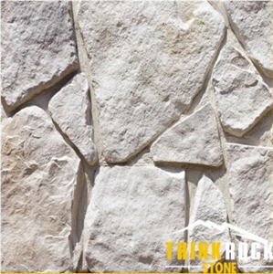 White Irregular Cultured Artificial Stone for Landscape Decoration