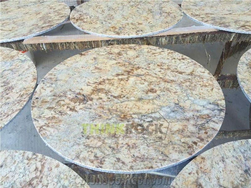 White Marble Composite with Honeycomb Panel as Work/ Coffee Top