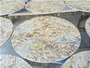 White Marble Composite with Honeycomb Panel as Work/ Coffee Top