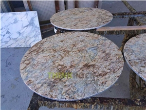 White Marble Composite with Honeycomb Panel as Work/ Coffee Top