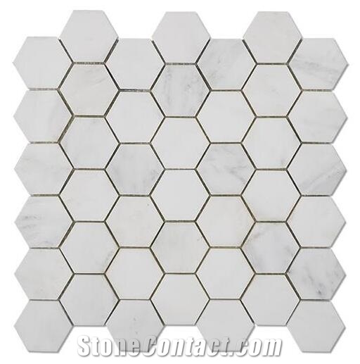 White Marble Mosaic for Floor Tiles