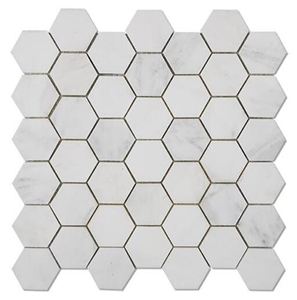 White Marble Mosaic for Floor Tiles