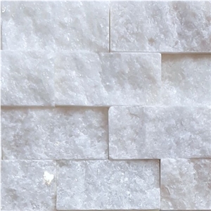Wsf031 White Marble Split Mosaic