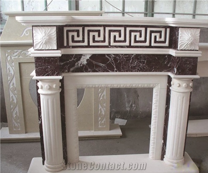 Antique Fireplace,Modern Fireplace,Stacked Marble Fireplace