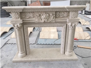 Calacatta Marble Fireplace,Masonry Fireplace,Marble Fireplace Hearth