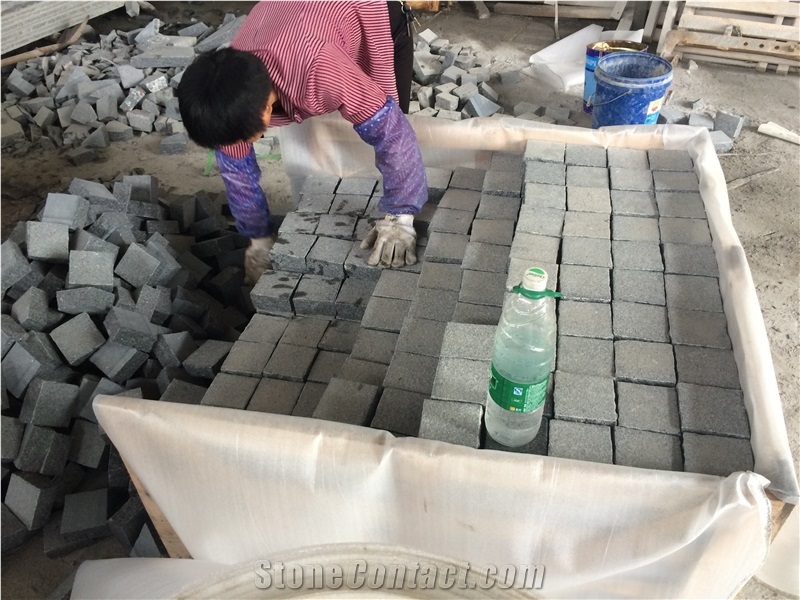 Dark Grey Cobbles,G654 Cube Stone,G654 Pavement,G654 Cobble Stone