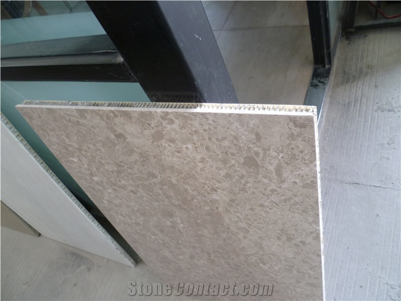 Honeycomb-Backed Stone Panel,Lightweight Honeycomb Marble Stone Panels