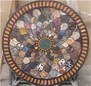 Lobby Floor Waterjet,Round Floor Medallions,Marble Design Madellions