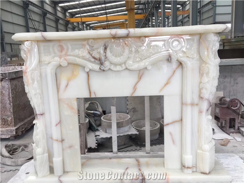 Marble Handcarved Fireplace,Marble Hearters,Marble Fireplace Cover