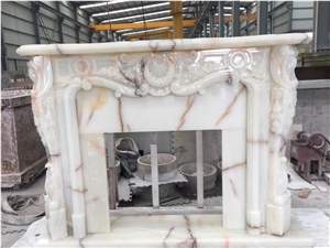 Marble Handcarved Fireplace,Marble Hearters,Marble Fireplace Cover Marble Handcarved Fireplace,Marble Hearters,Marble Fireplace Cover