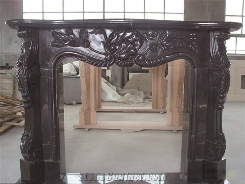 Marble Handcarved Fireplace,Marble Hearters,Marble Fireplace Cover