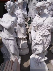Marble Human Sculptures,Garden Sculptures,Marble Garden Statues