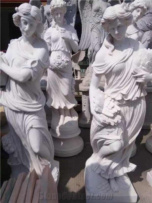 Marble Human Sculptures,Garden Sculptures,Marble Garden Statues