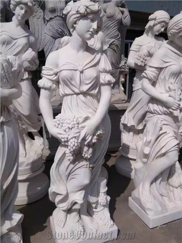 Marble Human Sculptures,Garden Sculptures,Marble Garden Statues