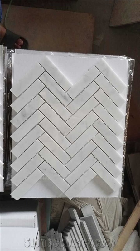 Marble Polished Mosaic,White Marble Mosaic,Marble Mosaic Design
