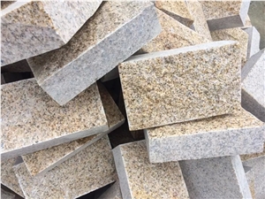 Sunset Gold Granite Paver, Golden Beige Granite, Desert Golden Split