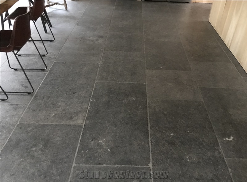 Bleu Stone Tiles, Belgian Blue Stone Brushed Tiles