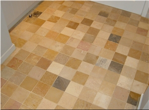 Burgundy Hardstone Mix Limestone Mix Tiles