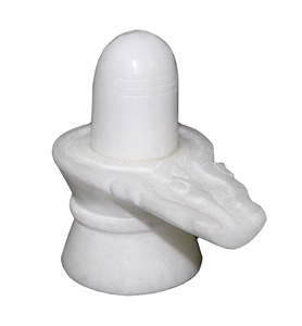 Makarana White Marble Shivling Statue Makarana White Marble Shivling Statue