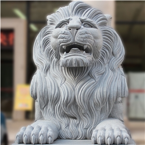 Stone Granite Stone Lion Sculpture