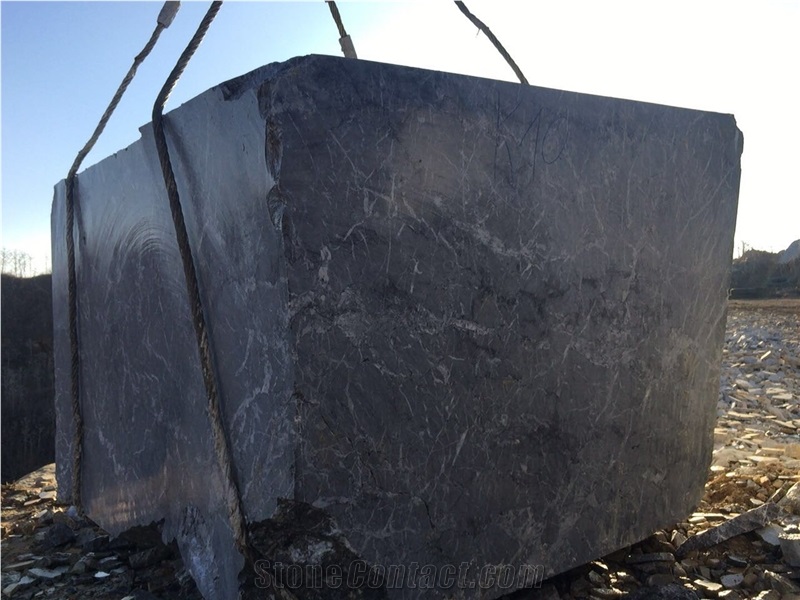 Morocco Grey Marble Block
