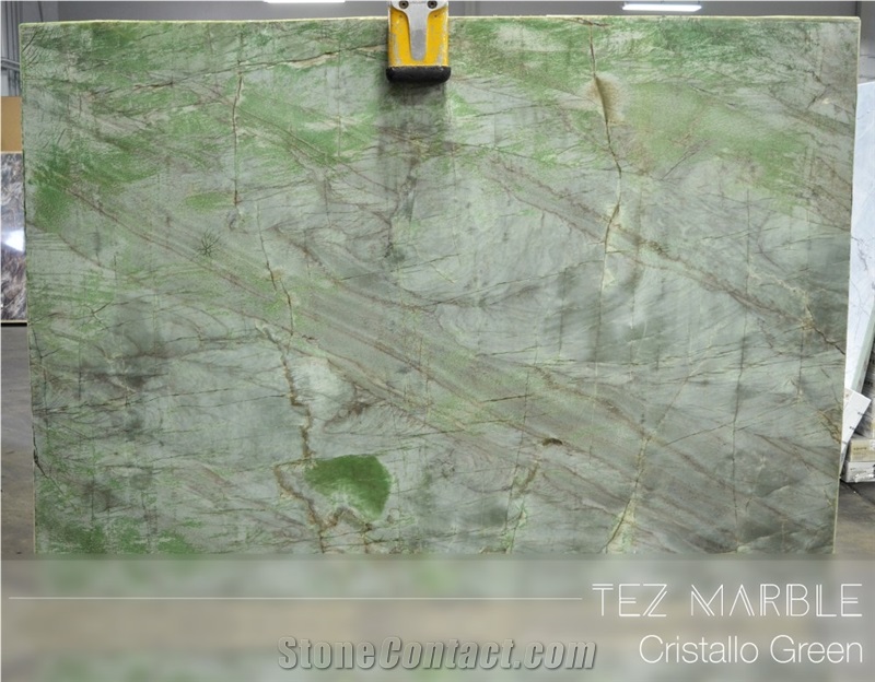 Cristallo Verde Quartzite Slabs
