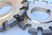 Vacuum Brazed Profile Wheel for Grp