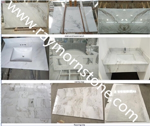 White Marble Countertop, Vanity Top, Bar Top