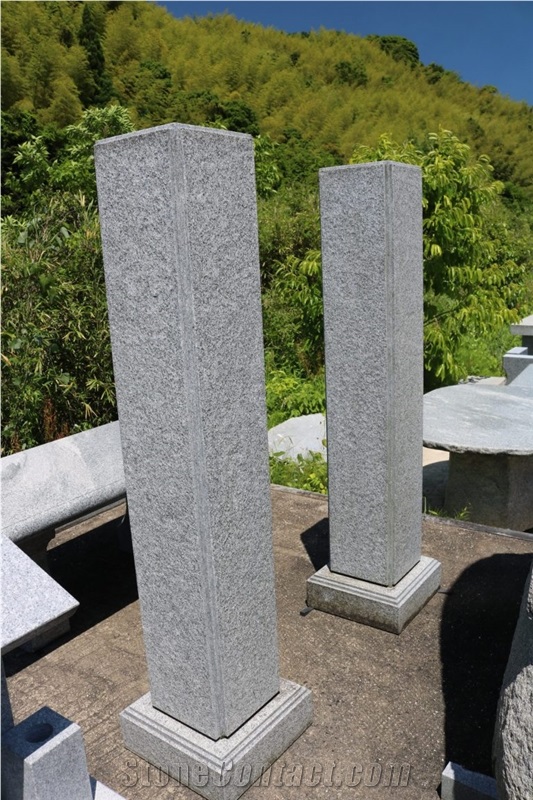 Tenzan Ishi Granite Gate Post