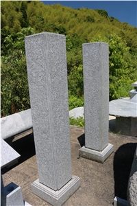 Tenzan Ishi Granite Gate Post