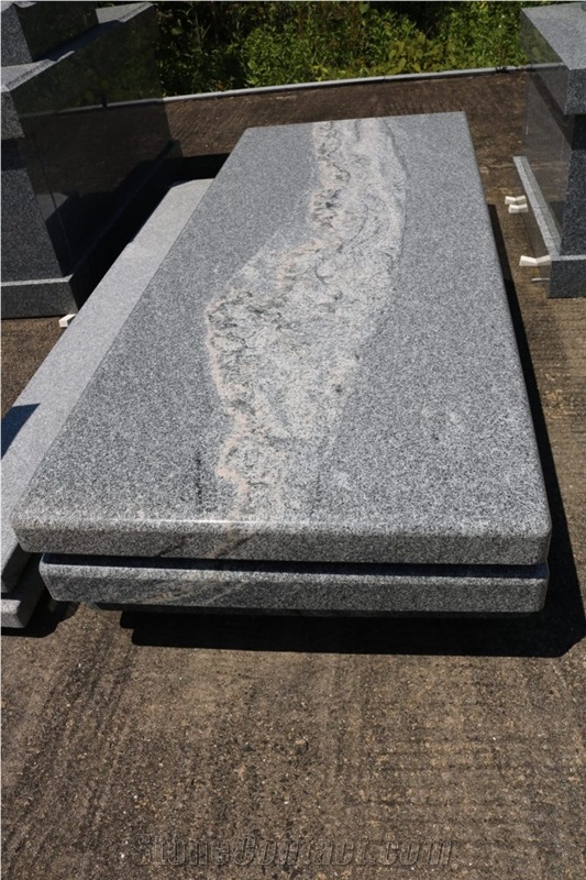 Tenzan Sakura Granite Eased Edge Wall Coping, Stone Wall Parapet