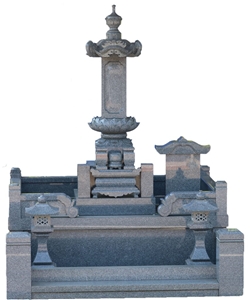 Tenzan Stone Monuments, Grave Stones
