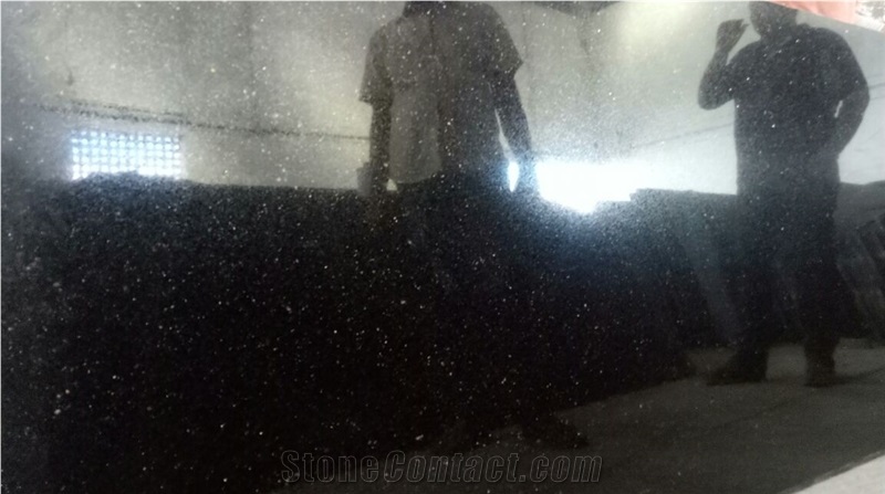 Black Galaxy Granite for Flooring in House and Office