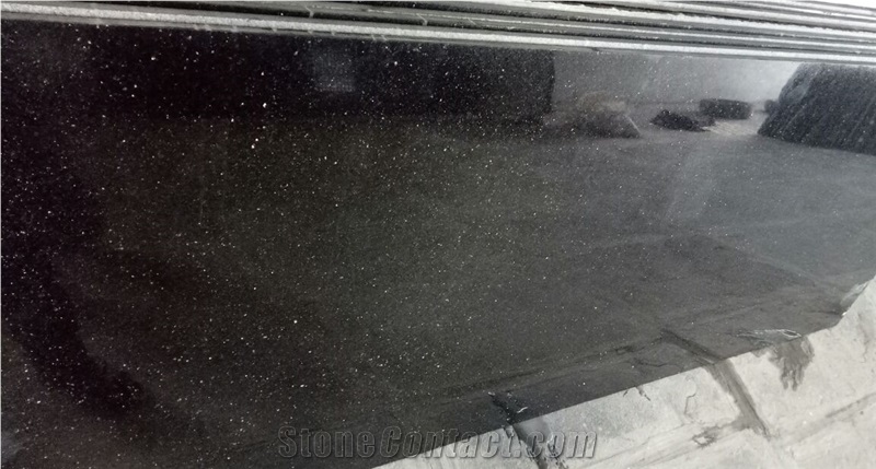 Black Galaxy Granite for Flooring in House and Office