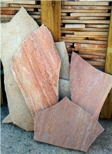 Rosa Del Piemonte Quartzite Slabs & Tiles, Italy Red Quartzite