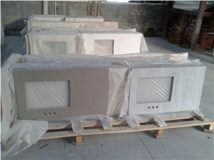 Light Grey Starlight Quartz Tiles Quartz Stone Slabs Stone Flooring