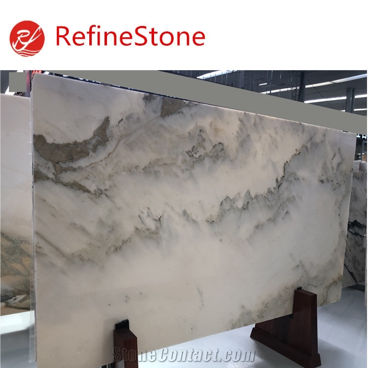 Natural Chinese Landscape Painting Marble For Floor Design