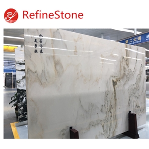 Natural Chinese Landscape Painting Marble For Floor Design