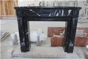 Nero Marquina Select Black Marble Fireplaces