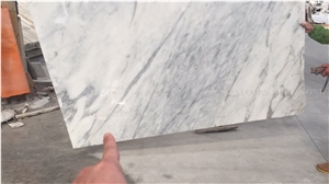 Calacatta Oro New White Marble Bookmatched Wall Background Tile Slab