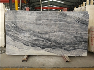 Totem Blue Marble Slab,Azul Fantasy Panel Cutting to Size Bookmatched Wall Tile Totem Blue Marble Slab,Azul Fantasy Panel Cutting to Size Bookmatched Wall Tile